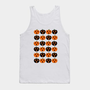 HAPPY Halloween Pumpkin Faces Tank Top